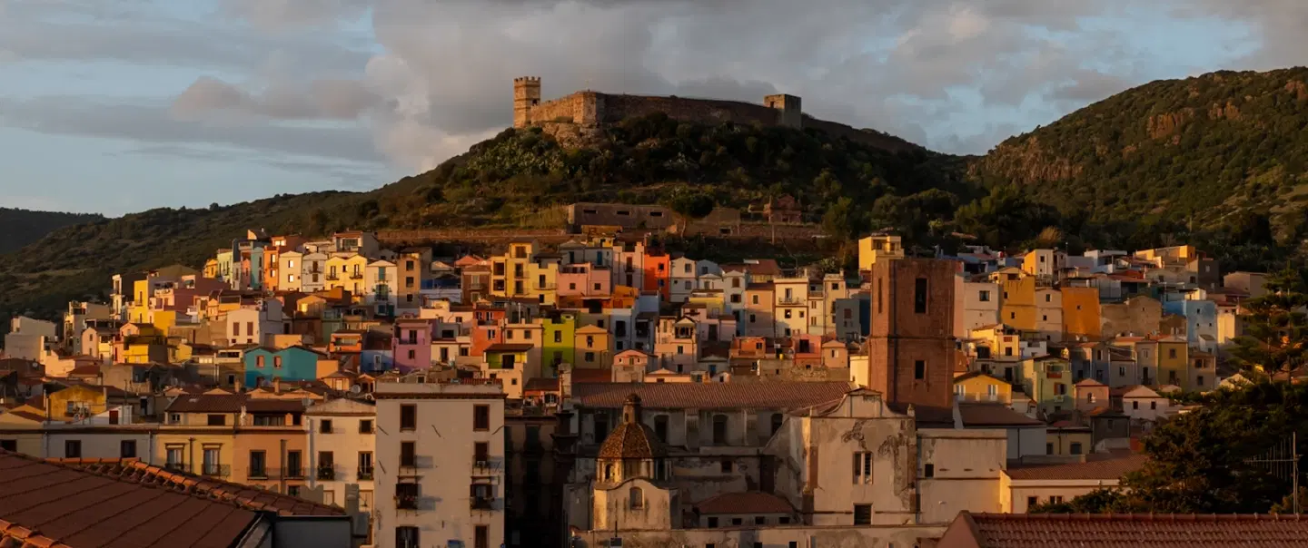 Twilight over Bosa