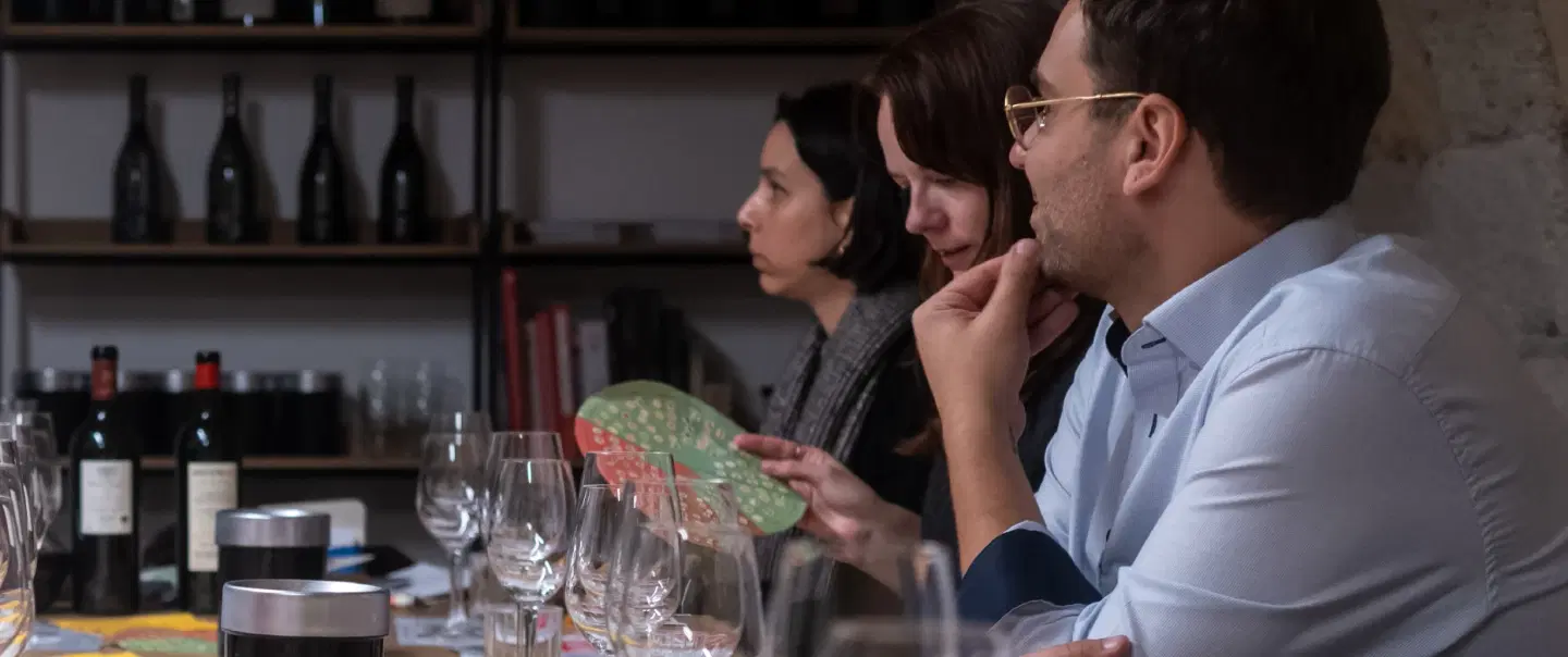 Wine Masterclass in Bordeaux led by a WSET Level 4 specialist tasting five top regional wines.