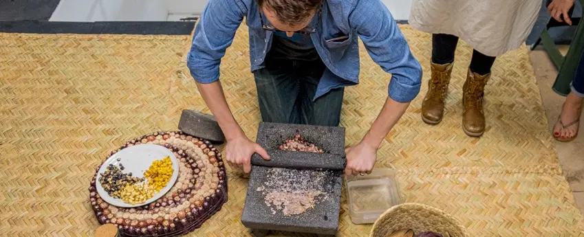 Food Workshop in Mexico City to make tortillas, eat tacos & enjoy mezcal tasting with local experts.
